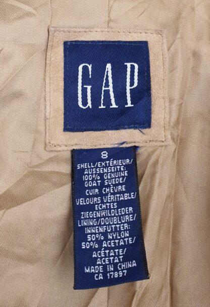 GAP Women's Stylish Knee Length Leather Jacket (H-H26) - Image 2
