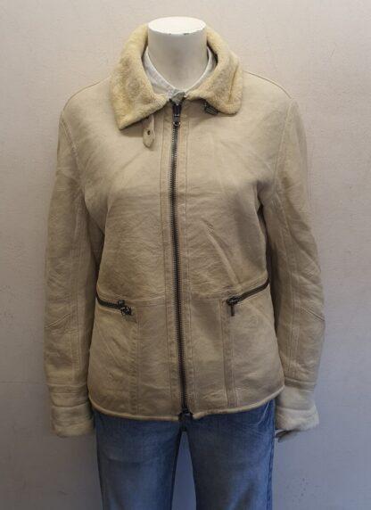 CALVIN KLEIN JEAN Women's SHEEPSKIN Leather Jacket- Made In ITALY (M-K45)