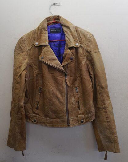ROCK'N BLUE Women's Motorcycle Leather Jacket (M-L37)