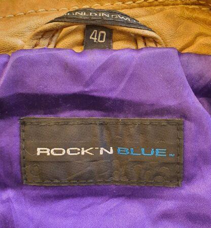 ROCK'N BLUE Women's Motorcycle Leather Jacket (M-L37) - Image 2