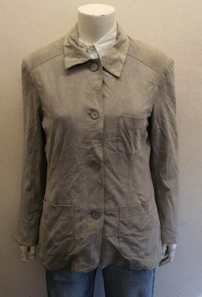 REDSKINS Women's Button Up Stylish Leather Jacket (M-H39)