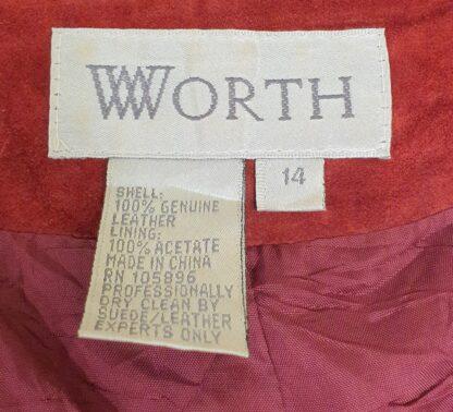 WORTH Women's Stylish Leather Jacket (M-F31) - Image 2